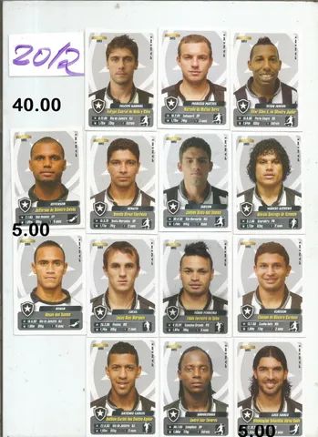 figurinhas time botafogo varios anos completos  - Foto 3