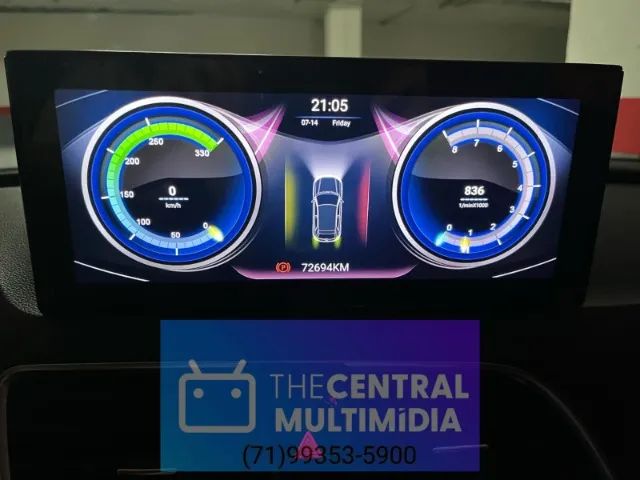 Central Multimídia Audi Q3 2013/2018 10,25 polegadas Slim - Foto 4