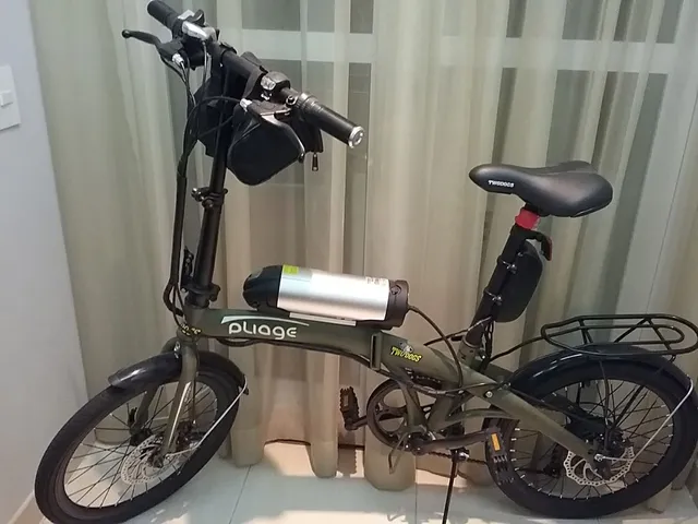 Bicicleta Elétrica Scooter Brasil 800W Aro 26 Garfo Fixo Com