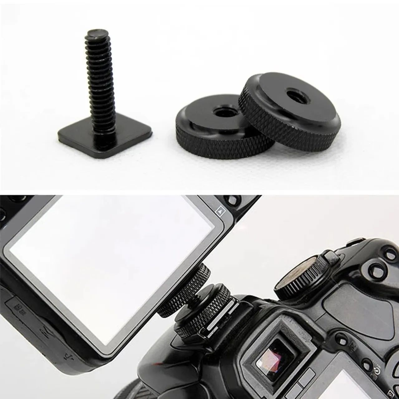 Suporte parafuso para flash  - Foto 2