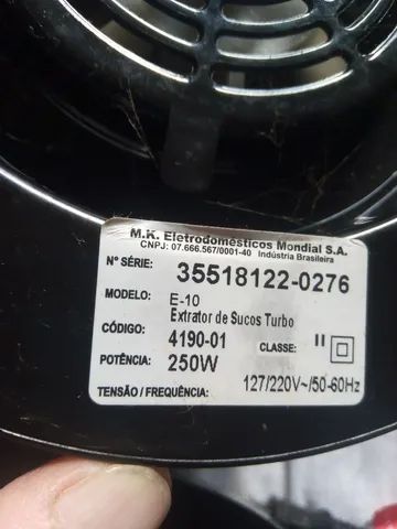 Espremedor mondial Premium funcionando perfeitamente pouco uso chama ? - Foto 5