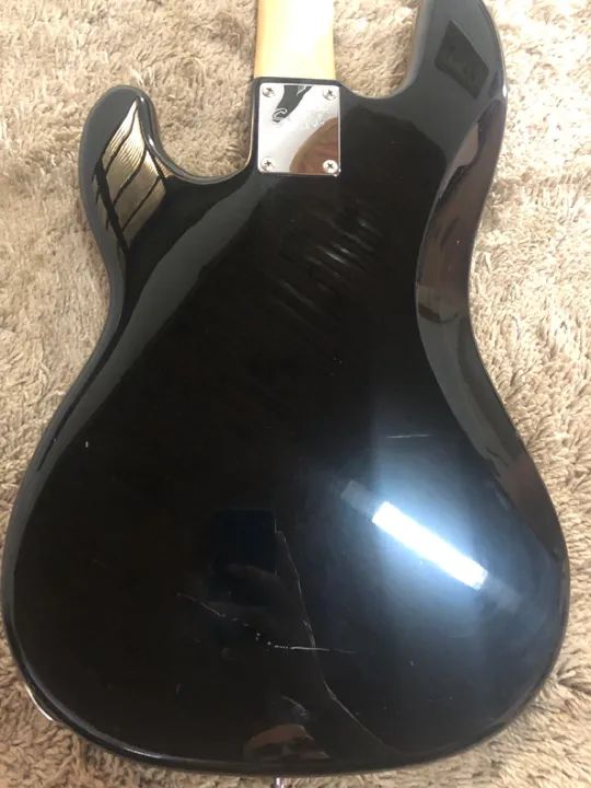 Baixo Squier Affinity Precision Preto  - Foto 5