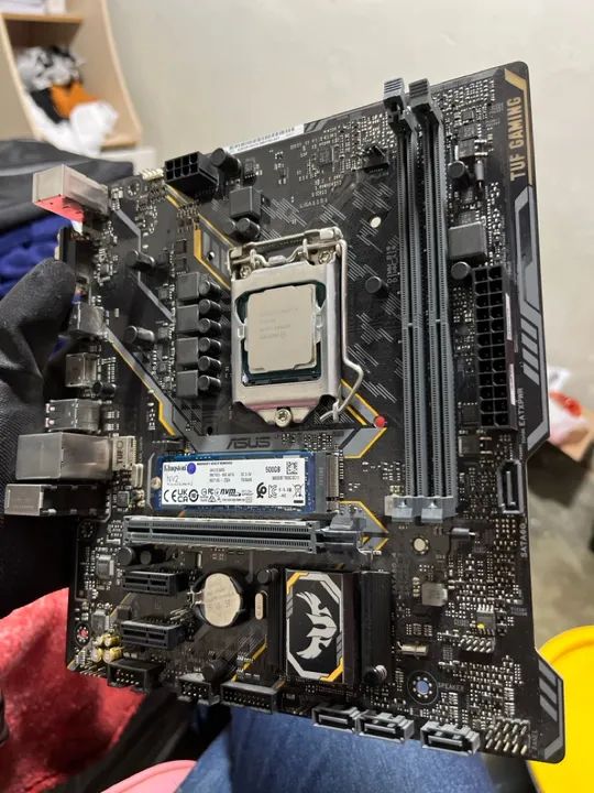 KIT PLACA MÃE ASUS TUF GAMING LGA1151 - Foto 2