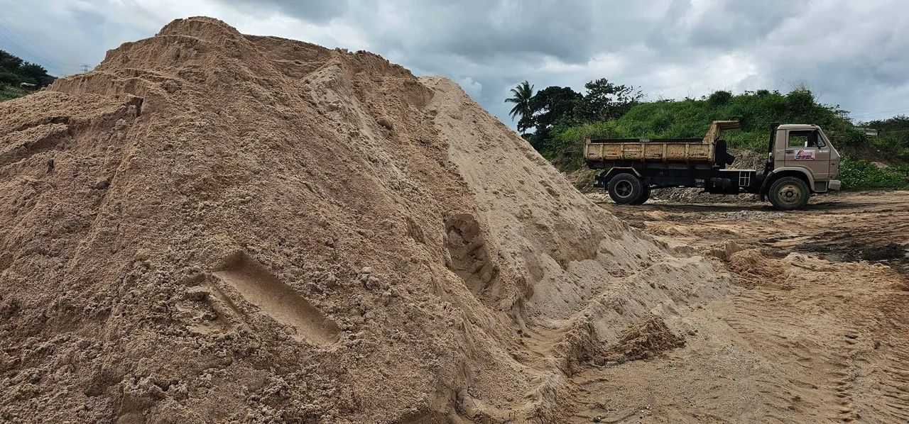 Areia para construção - Entrega rápida!