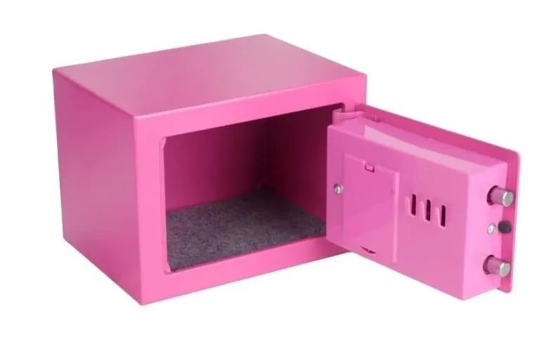 Cofre Digital Eletrônico Xsafe Rosa - Foto 4