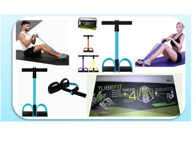 Tubfit Extensor Flexível com Pegadores e Encosto de Pés Macios