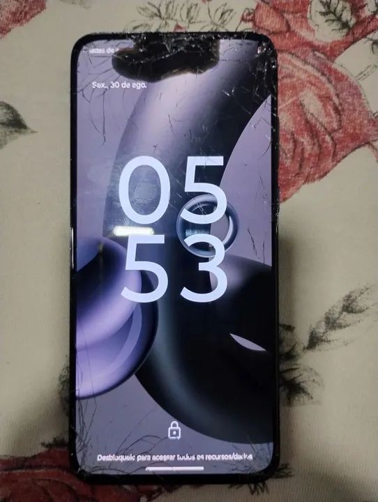 Motorola EDGE 30 NEO - Preto - Tela Quebrada - Foto 2