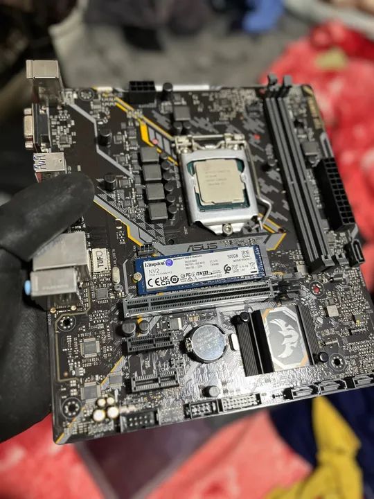 KIT PLACA MÃE ASUS TUF GAMING LGA1151 - Foto 4