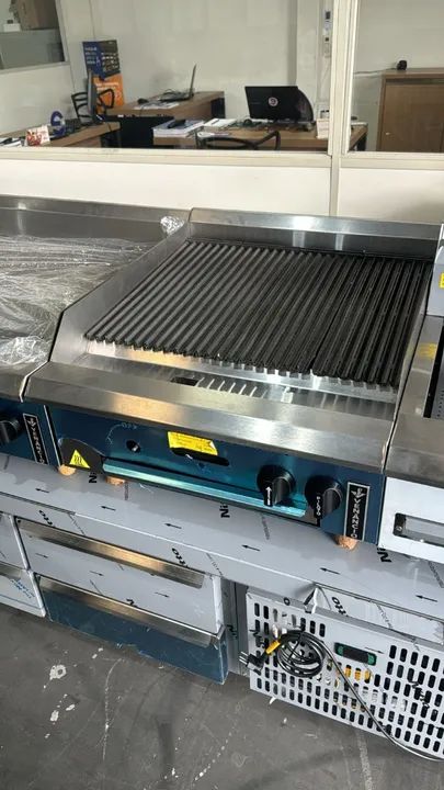 Chapa Grill Charbroiler Gás Linha Prime 60cm Venâncio nova 