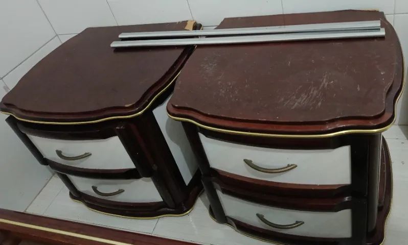 Cama casal Queen size e mesas d cabeceira  - Foto 2