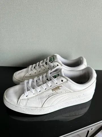 Tênis Puma couro Tam 34 original  - Foto 4