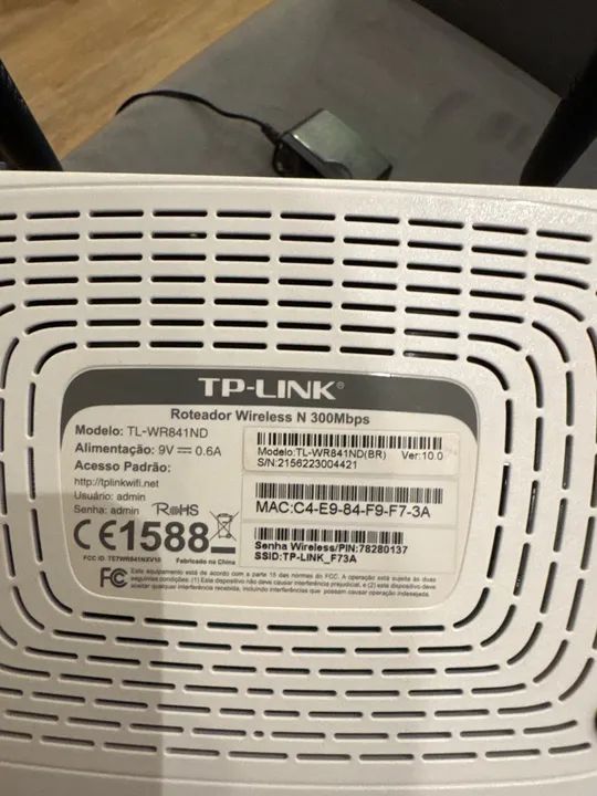 Roteador tp-link wireless wi-fi tp link 300Mbps - Foto 4