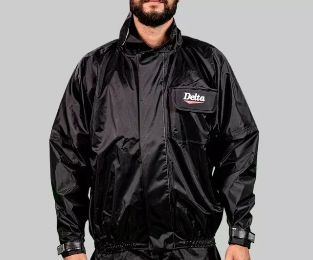 Capa De Chuva Masculina Delta Nylon Motociclista