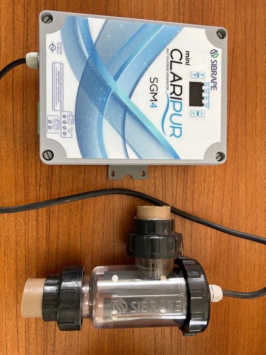 Gerador De Cloro Para Piscina Até 13m³ 4g/h Claripur Sibrap
