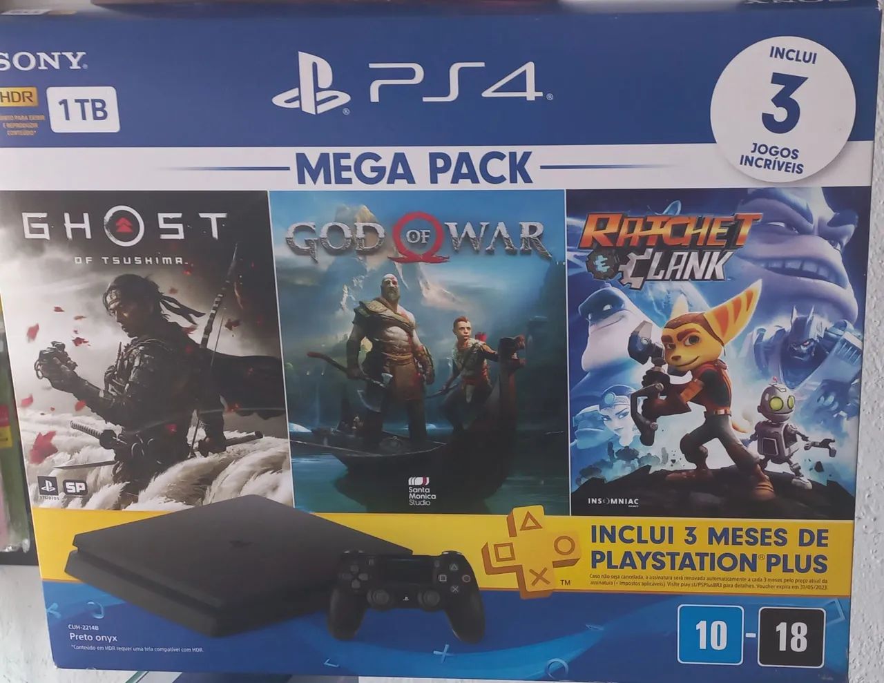 Playstation 4 Mega Pack com 3 jogos incríveis - Foto 3