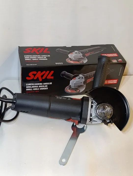 Lixadeira e esmerilhadeira skil 220v 700w profissional  - Foto 2