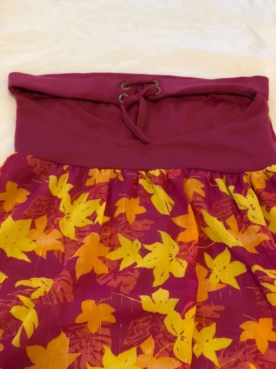 Vestido Folhas amarelas  - Foto 4