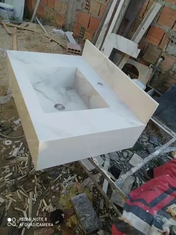 Pia de banheiro de porcelanato  - Foto 2