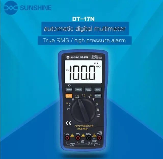 Multímetro Digital Profissional Sunshine DT-17n (9995.9905 zap) - Foto 6