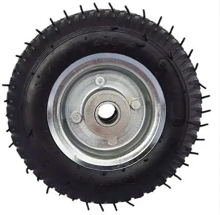 RODA C/PNEU/CAMARA 250X 4 ARO METALICO - Foto 3