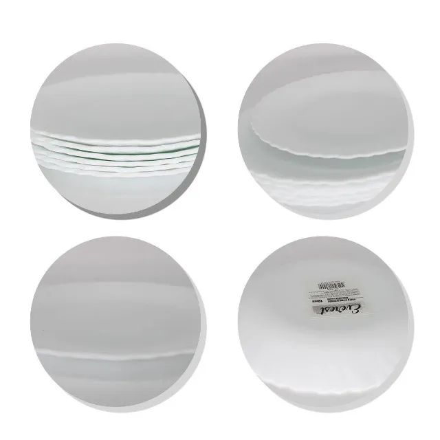 Prato Vidro Mont Blanc Redo Sobremesa 19cm Opaline Vd45 - Foto 3