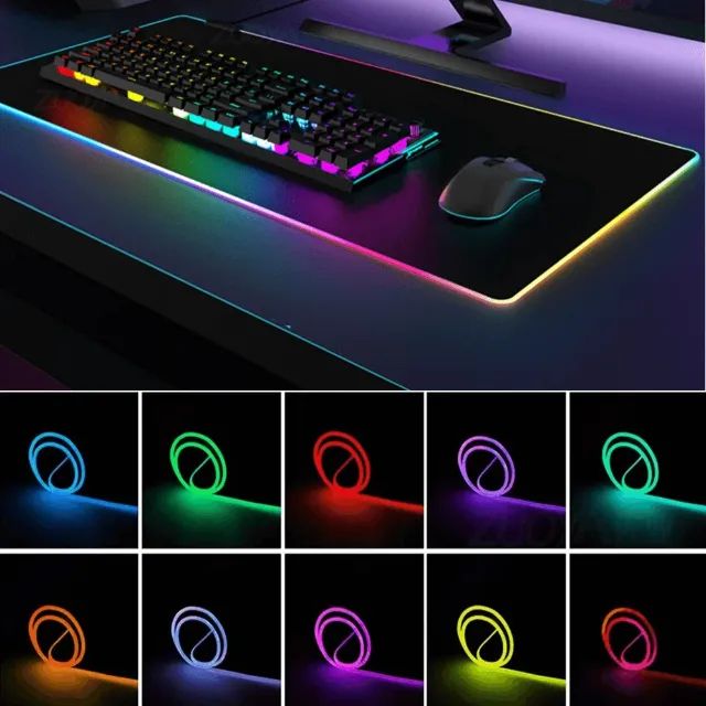 Mousepad Gamer - Transforme sua Mesa - Mousepad RGB