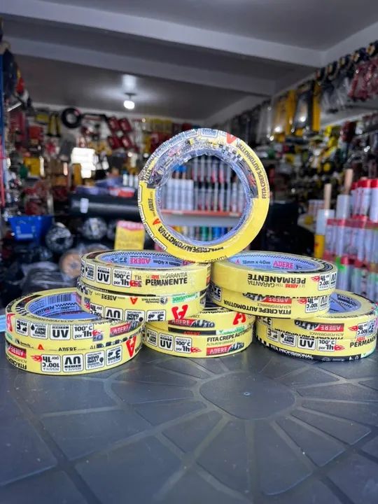 Fita Crepe Automotiva 18mmx40m