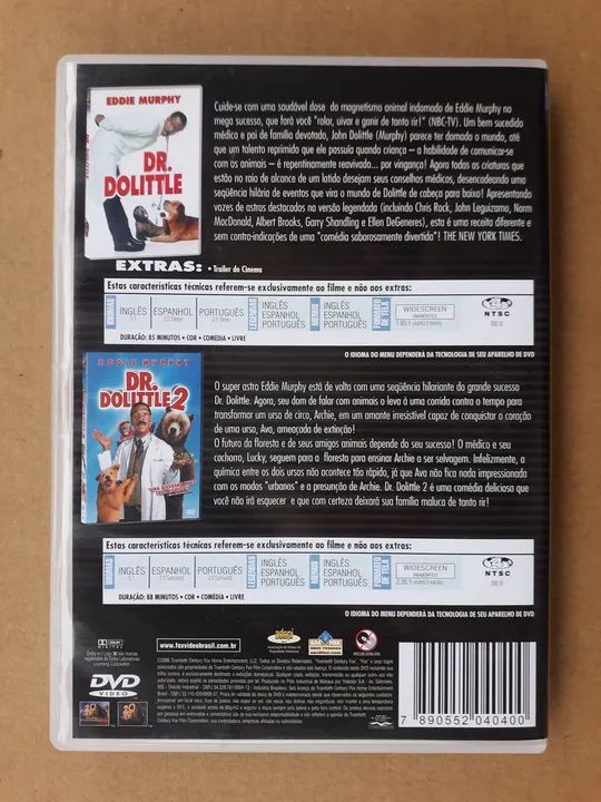 DVDs Dr. Dolittle 1 e 2 - Foto 2