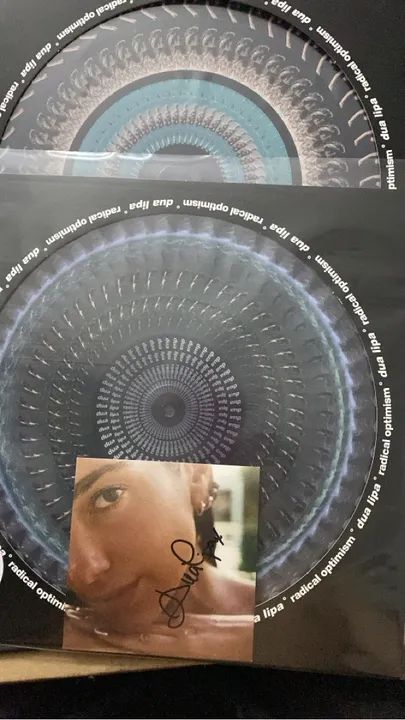 Lp Dua Lipa - Radical Optimism Disco 1 e 2 Com Signed