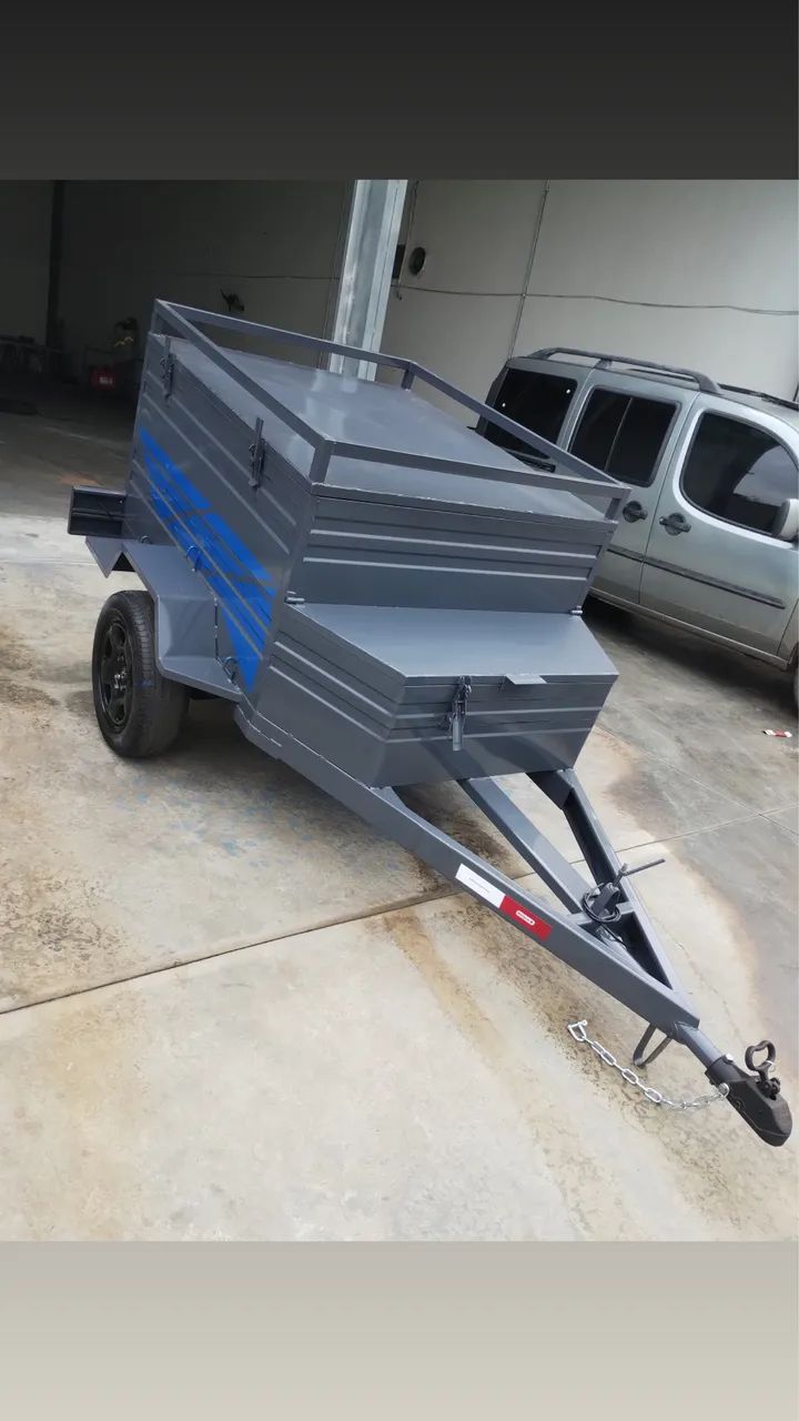 Carretinha Baú Nova a Pronta Entrega  - Foto 3