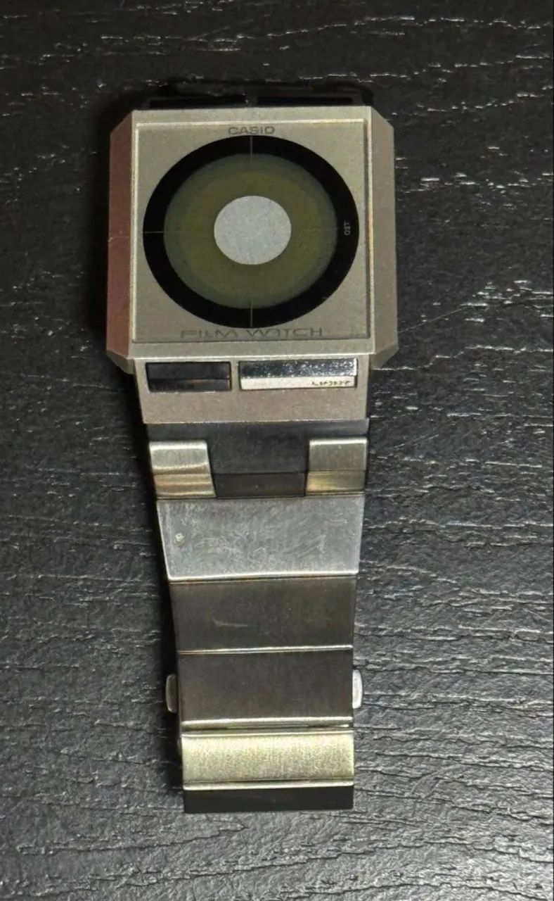 relogio raríssimo casio film watch zero vintage casio film watch