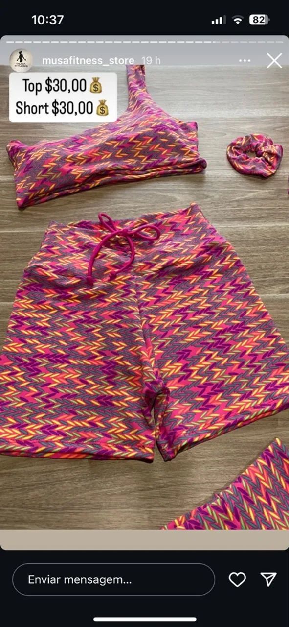 Conjunto de academia (Top + short) - Foto 2