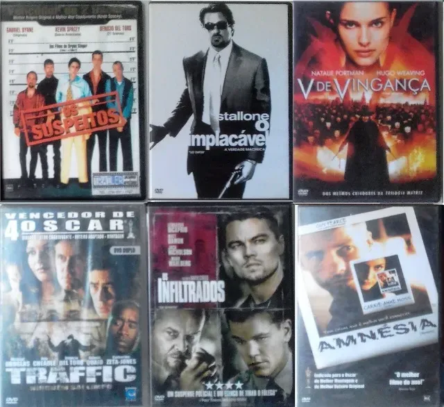 DVDs de filmes originais