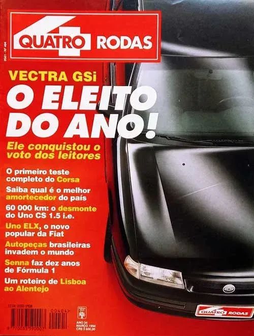 Vectra GSI 1994, Eleito do Ano - Revista Quatro Rodas 