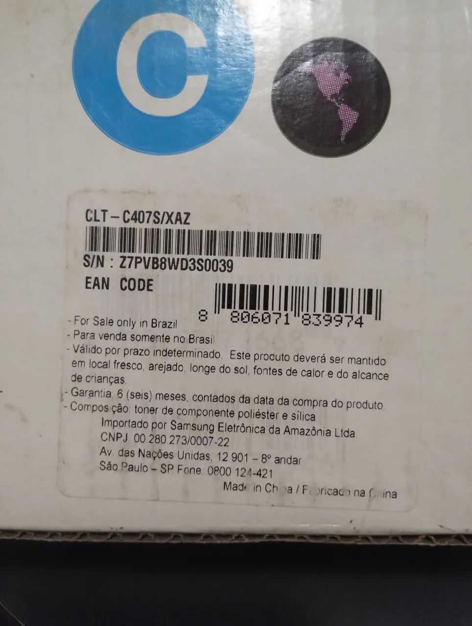Toner Original Samsung Color _ Aceito Cartão  - Foto 3