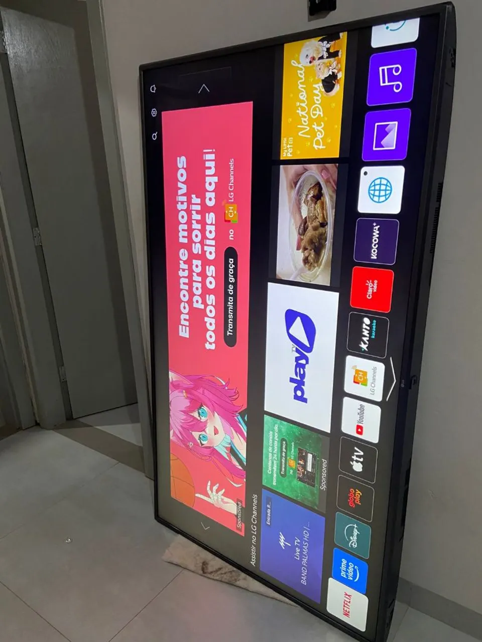 Tv 75 lg smart Magic controle 4k Perfeita - Passo cartão e Pego TV Menor no Negocio