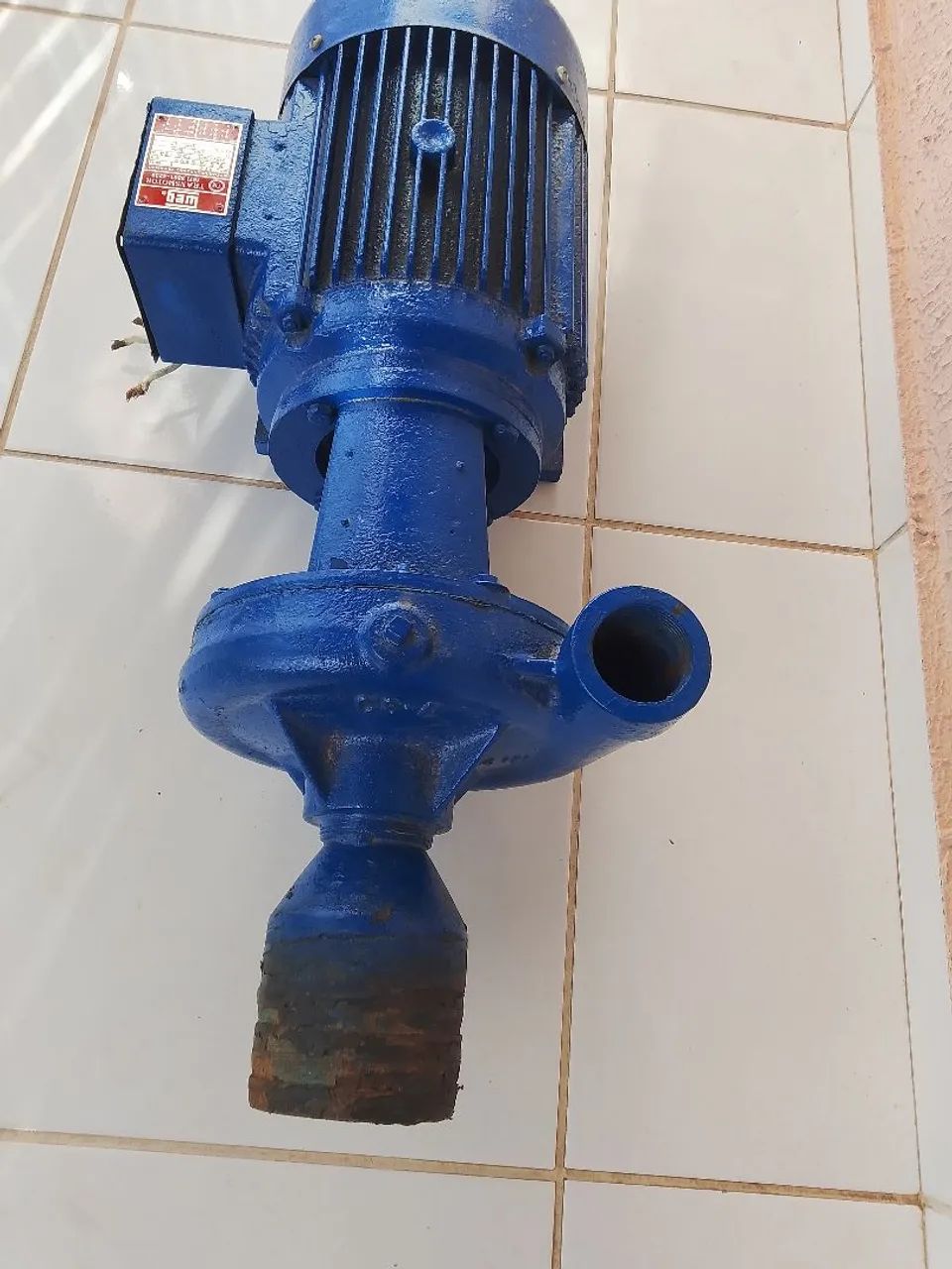 Bomba d'água para irrigação trifásica 7/5cv - Foto 4