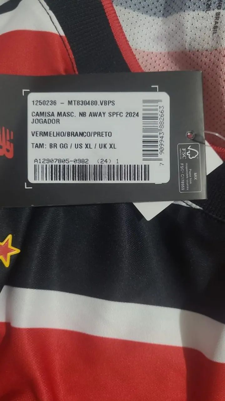 Camisa do São Paulo FC New Balance Original Roupas Conjunto