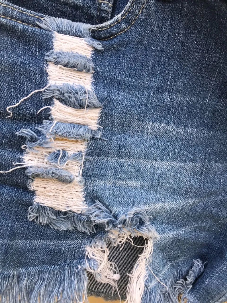 Short Jeans Em Destroyed Da Mixed - Foto 4