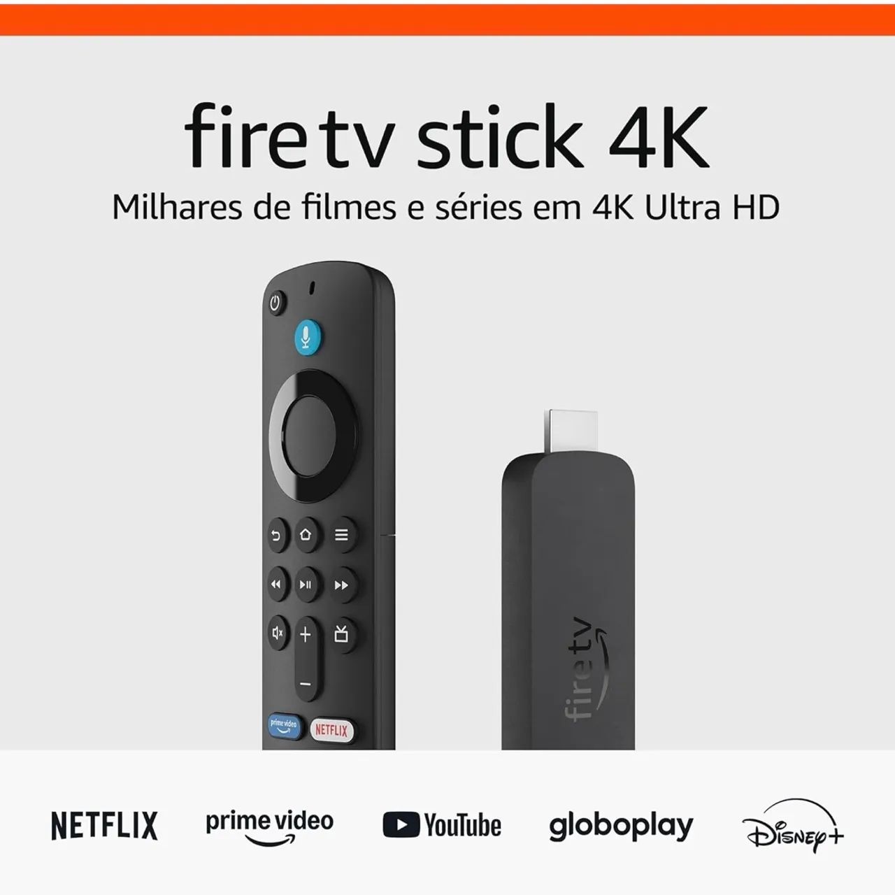 Fire TV Stick 4K - pouquíssimo usado