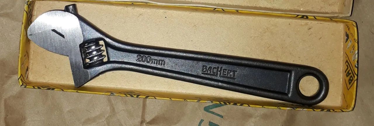 Chave antiga bachert 8"  7008  - Foto 3