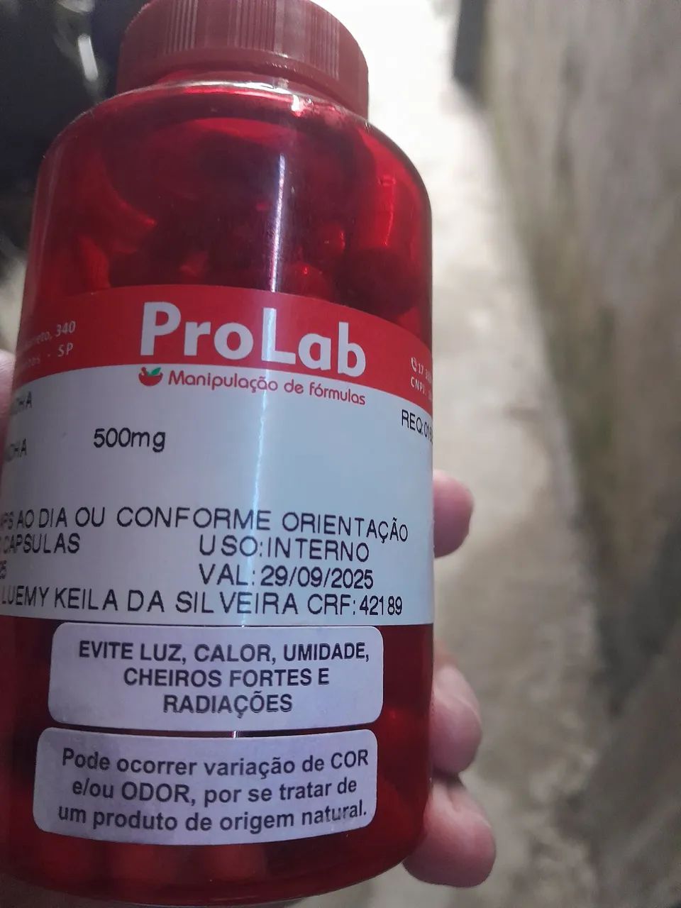 ProLab 500mg - Manipulação de Fórmulas