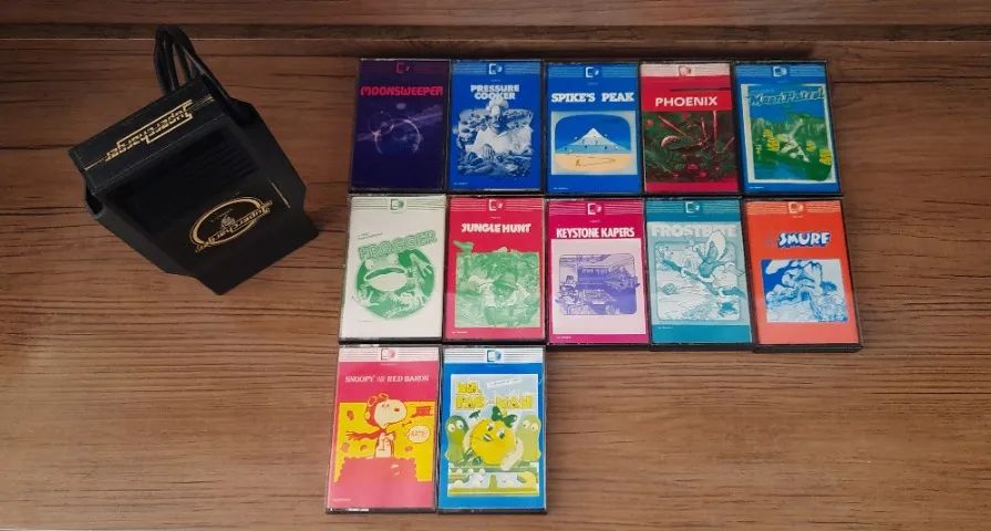 Atari 2600 Supercharger canal 3 + 12 fitas k7 - Foto 2