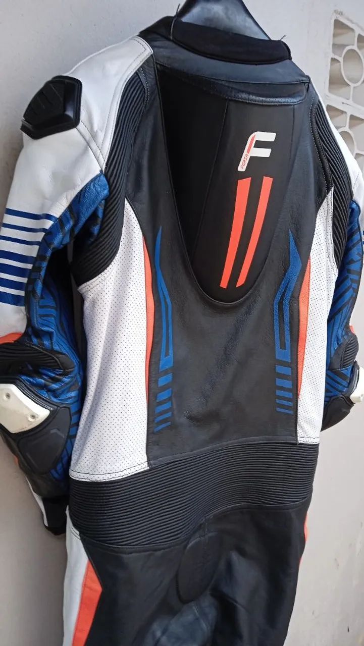 Macacão de Couro Forza para Motociclista TM 58  - Foto 5