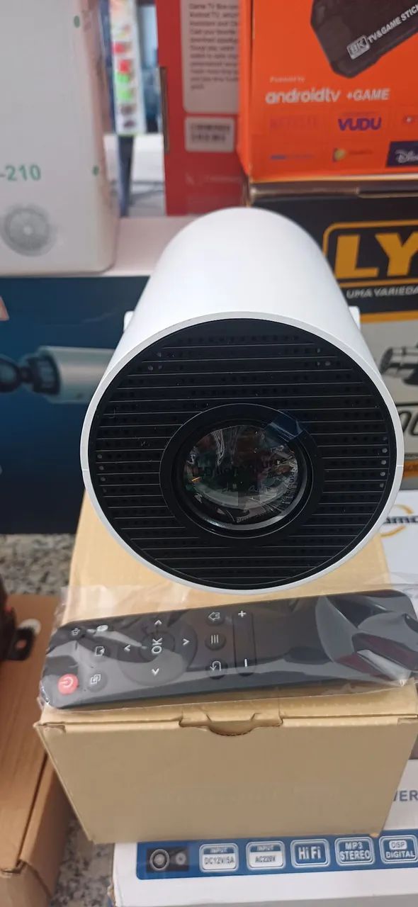 Projetor Portátil com Controle Remoto - Ideal para filmes