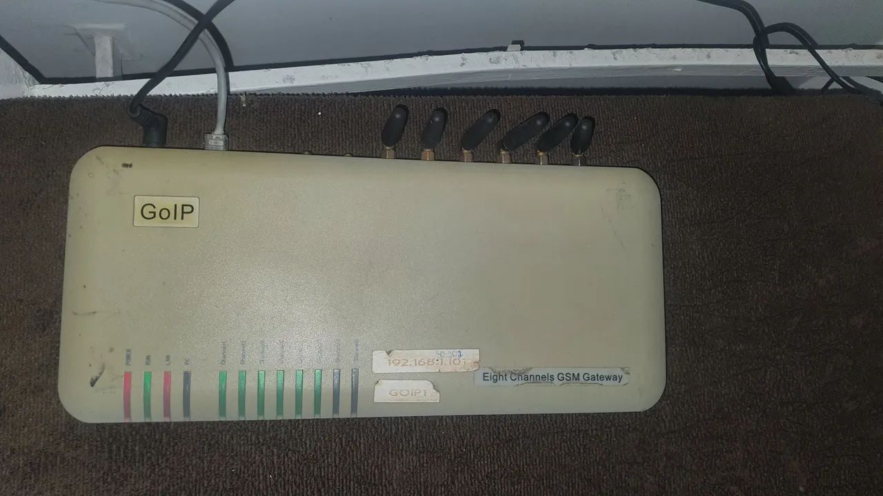 GOIP GSM 8 PORTAS DBL 