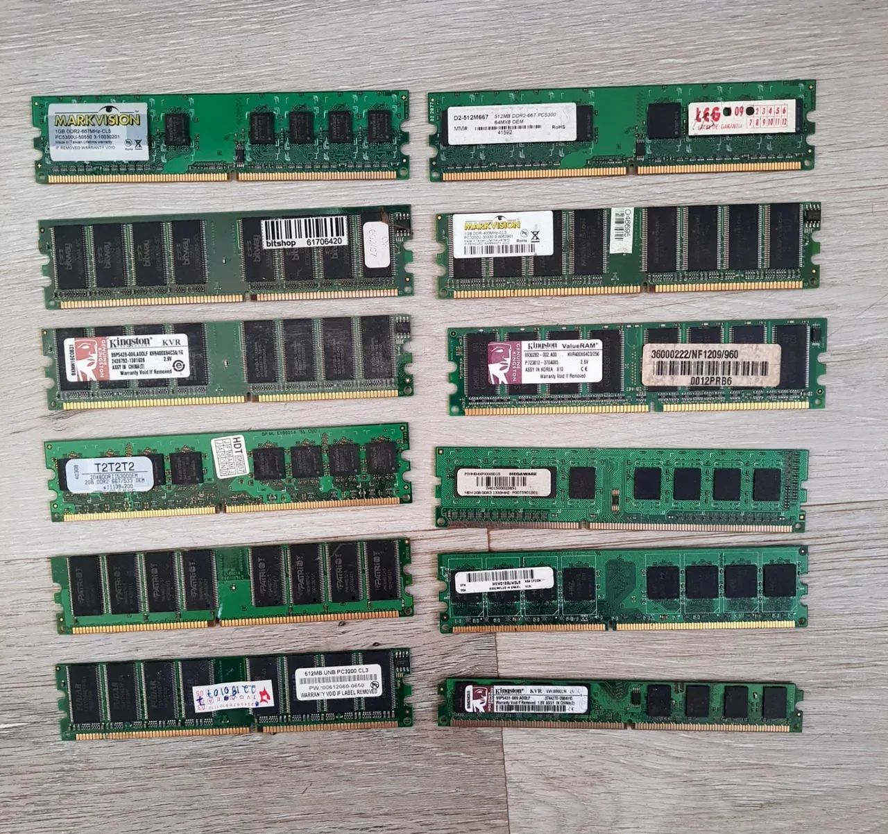 Memórias RAM DDR2 e DDR