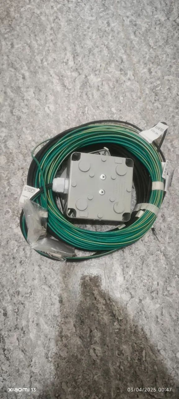 Cabo extensor já com a caixinha e o terra - Foto 2