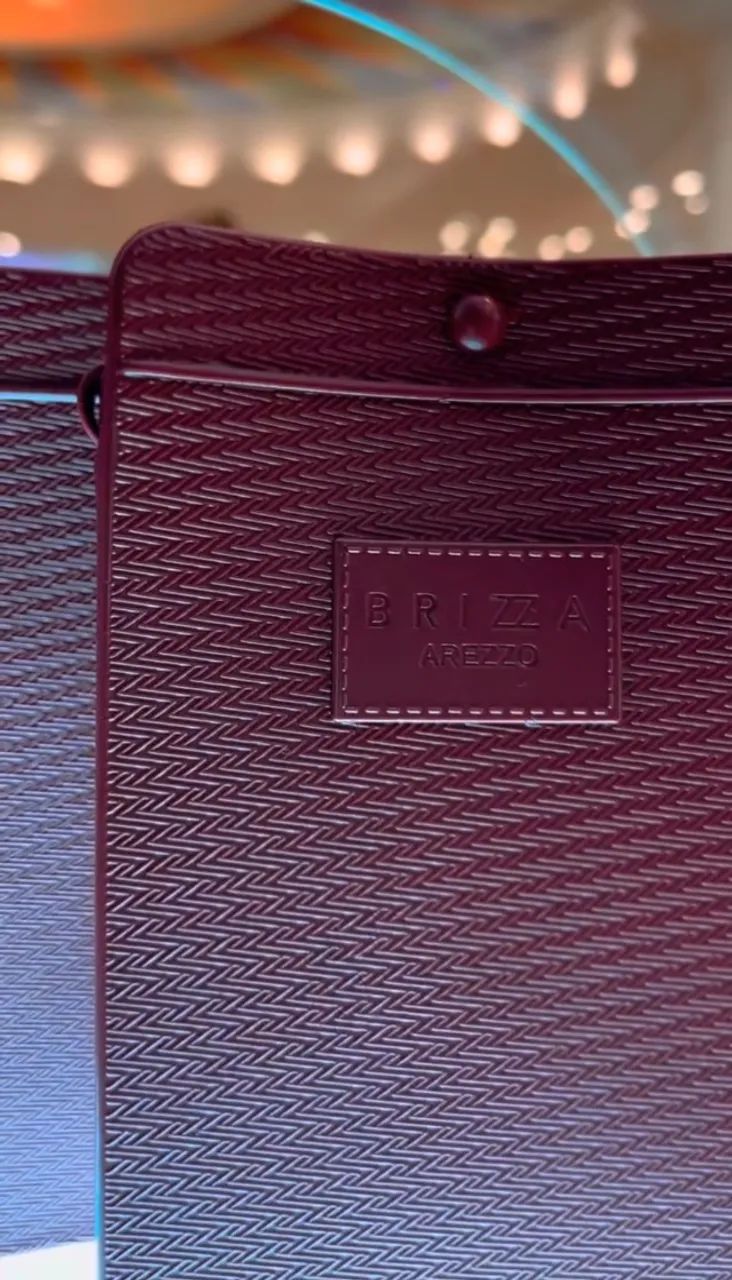 Porta Celular Brizza Arezzo (Novo - Cor Vinho) R$30 - Foto 4