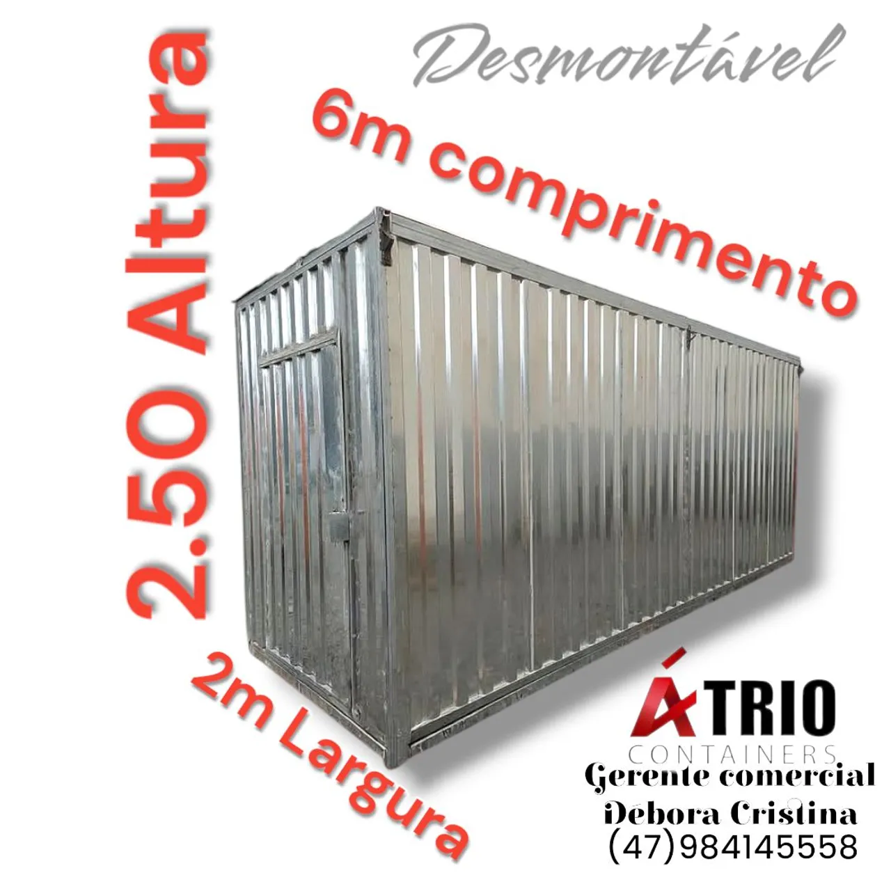 Container almoxarifado loja